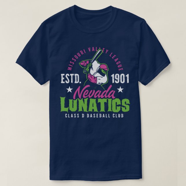 Nevada Lunatics T-Shirt (Design Front)