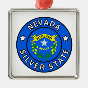 Nevada Metal Ornament