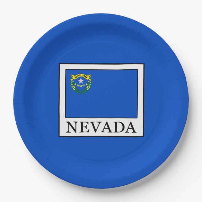 Nevada Paper Plate (Front)