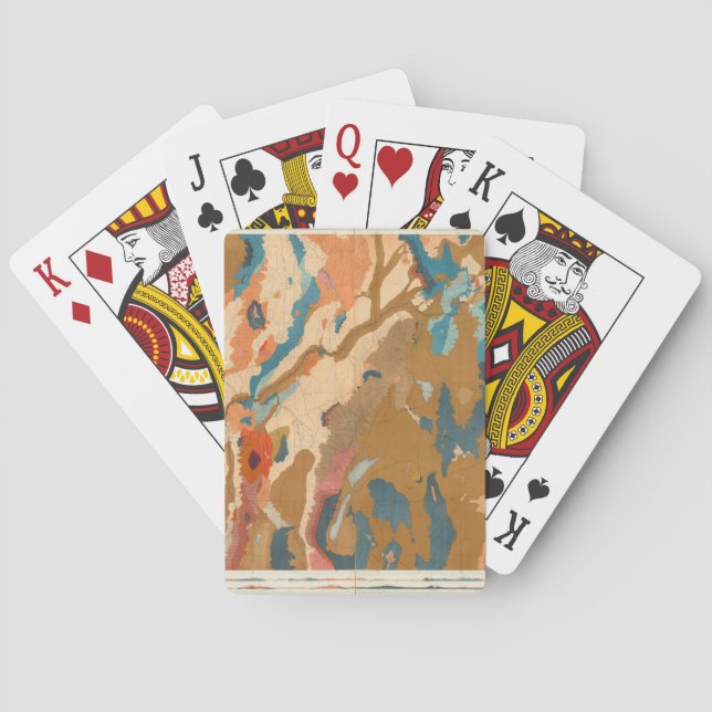 Nevada Plateau Geological Playing Cards (Back)