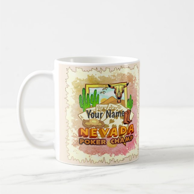 Nevada Poker Coffee Mug (Left)