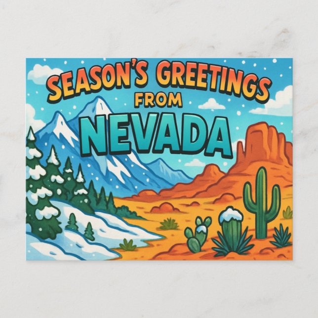 NEVADA Postcard (Front)