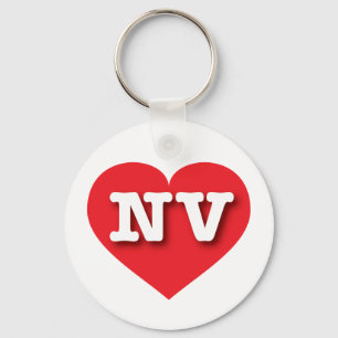 Nevada Red Heart - Big Love Keychain
