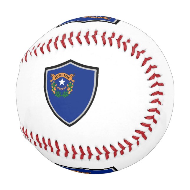 Nevada shield flag baseball (Front Right)