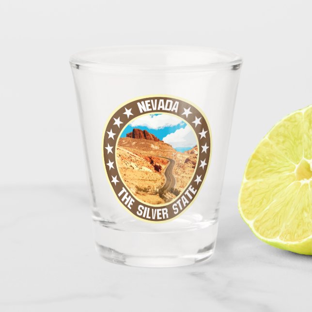 Nevada                                             shot glass (Front)