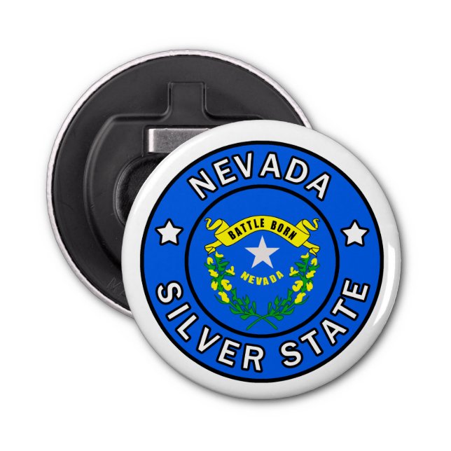 Nevada Silver State Bottle Opener (Front)