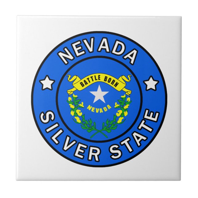 Nevada Silver State Tile (Front)
