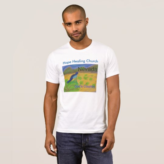 Nevada State Bird Mountain Bluebird T-Shirt