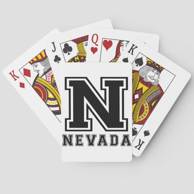 Nevada State Designs Playing Cards (Back)