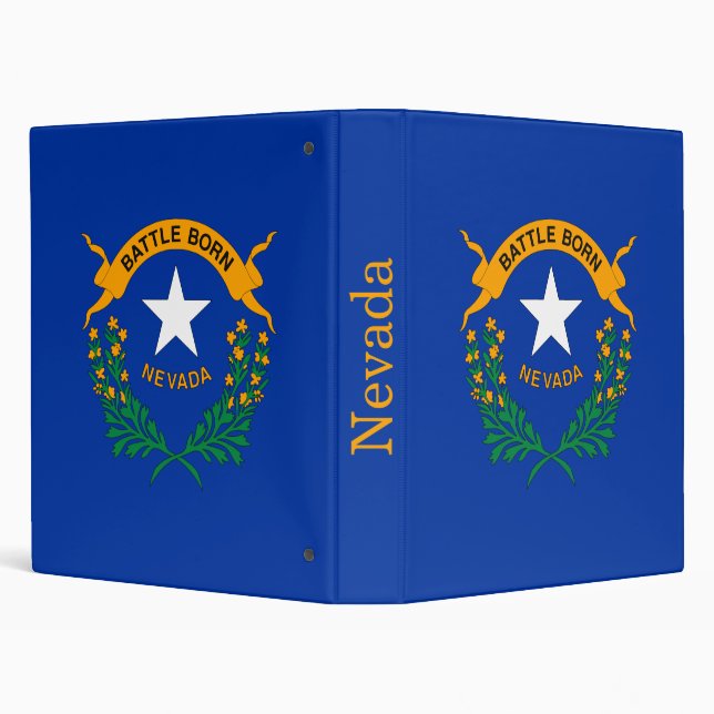 Nevada State Flag Binder (Background)