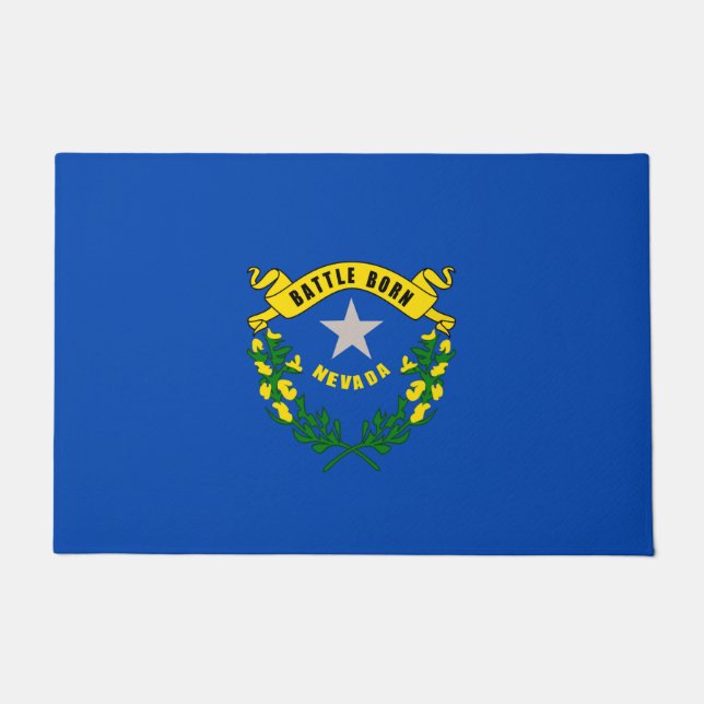 Nevada State Flag Design Doormat (Front)