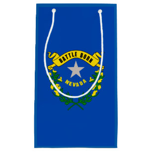 Nevada State Flag Design Small Gift Bag