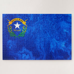 Nevada State Flag Jigsaw Puzzle
