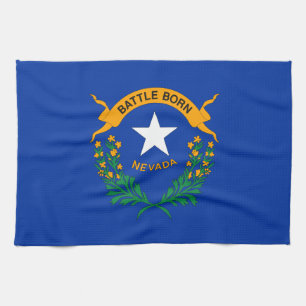 Nevada State Flag Kitchen Towel