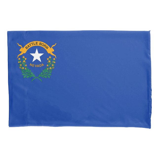 Nevada State Flag Pillowcase (Front)
