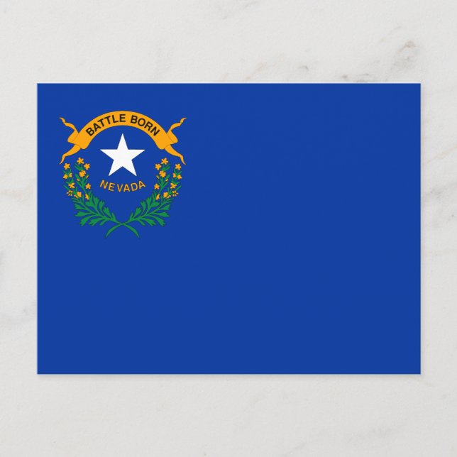 Nevada State Flag Postcard (Front)