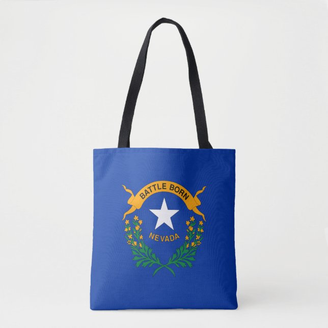 Nevada State Flag Tote Bag (Front)