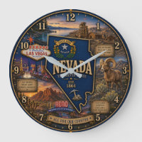 Nevada State Silver Desert and Las Vegas Rustic