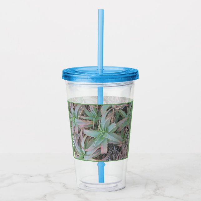Nevada succulents           acrylic tumbler (Front)