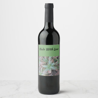 Nevada succulents            wine label