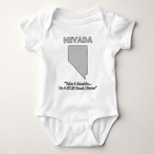 Nevada - Take a Gamble... On a $7.95 Steak Dinner Baby Bodysuit