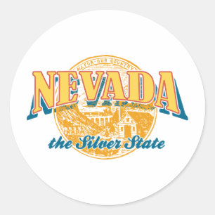 Nevada - The Silver State Classic Round Sticker