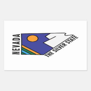 Nevada The Silver State Sticker
