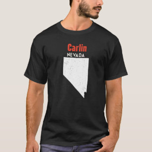 Nevada Usa State America Travel Nevadan Carlin T-Shirt