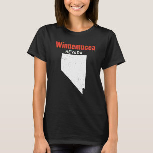 Nevada Usa State America Travel Nevadan Winnemucca T-Shirt