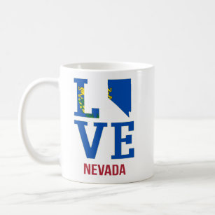 Nevada USA state love Coffee Mug