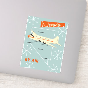 Nevada Vintage style travel poster