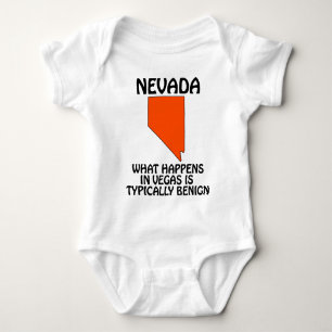 Nevada - What Happens In Vegas Is Typically Benign Baby Bodysuit