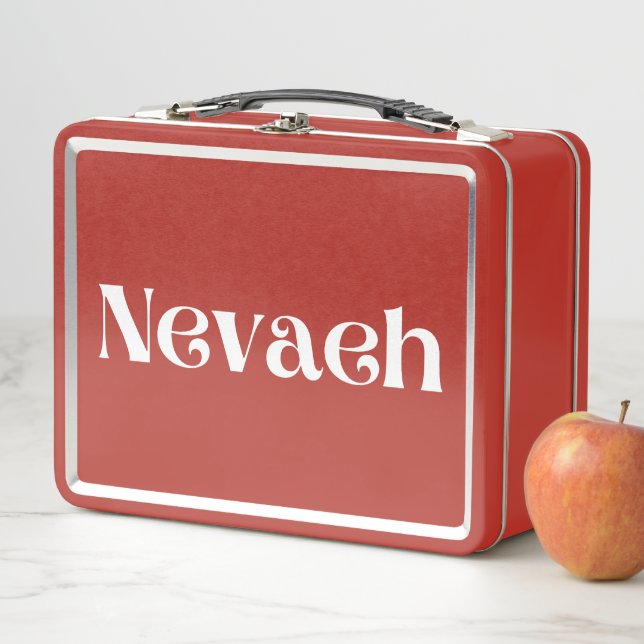Nevaeh Metal Lunch Box (In Situ)