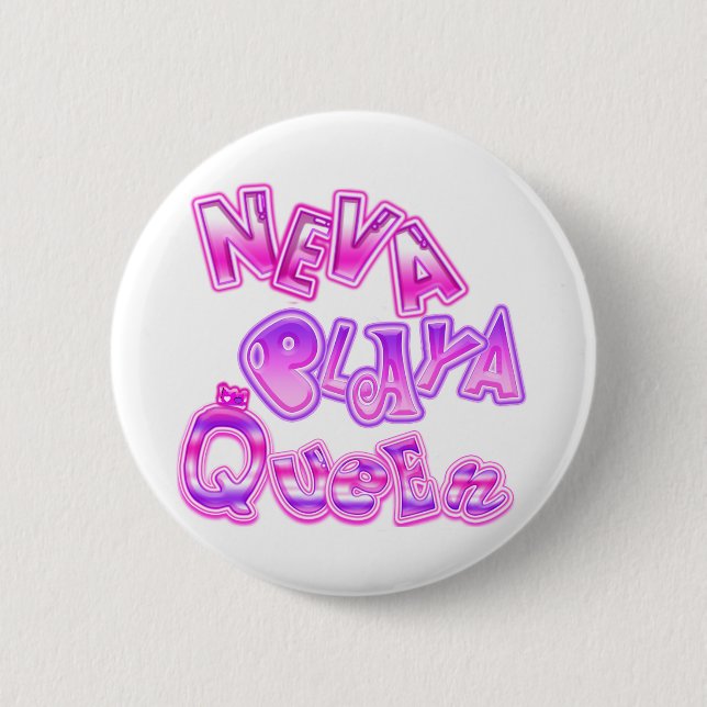 nevaplayatext 2 inch round button (Front)