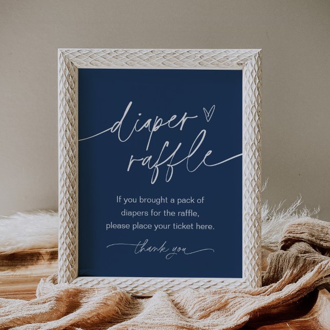 NEVE Diaper Raffle Baby Shower Game Sign (Creator Uploaded)
