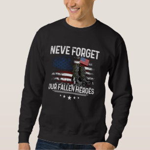 Neve Forget Our Fallen Heroes Shirt Military Boots