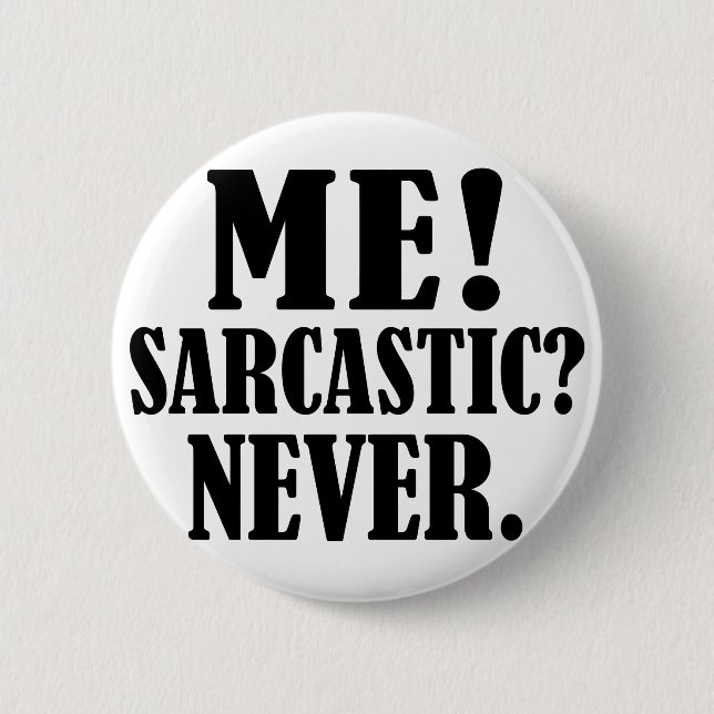 never 2 inch round button (Front)