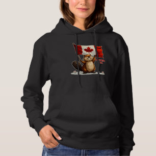 Never 51, Canada Canadian Flag Maple Leaf, Beaver Hoodie