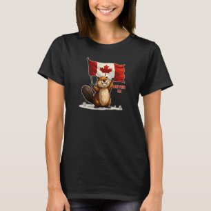 Never 51, Canada Canadian Flag Maple Leaf, Beaver T-Shirt