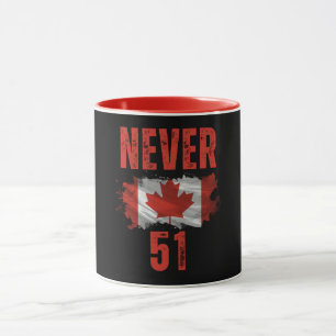Never 51 Canada is not for sale Mug