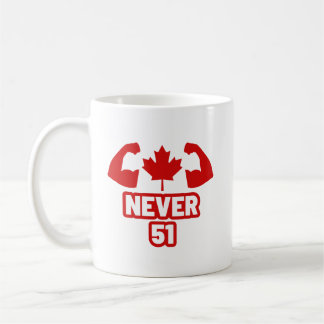 Never 51 Canada Strong Coffee Mug