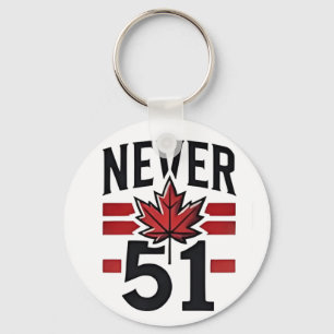 Never 51st Funny Canada is not Fot Sale  Keychain