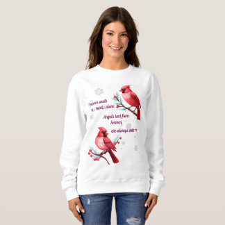 never alone cardinals from heaven sweatshirt