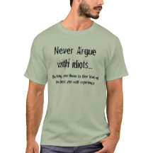 Never Argue with idiots, They bring you down