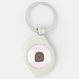 Never Back Down.T-Shirt desigion Keychain
