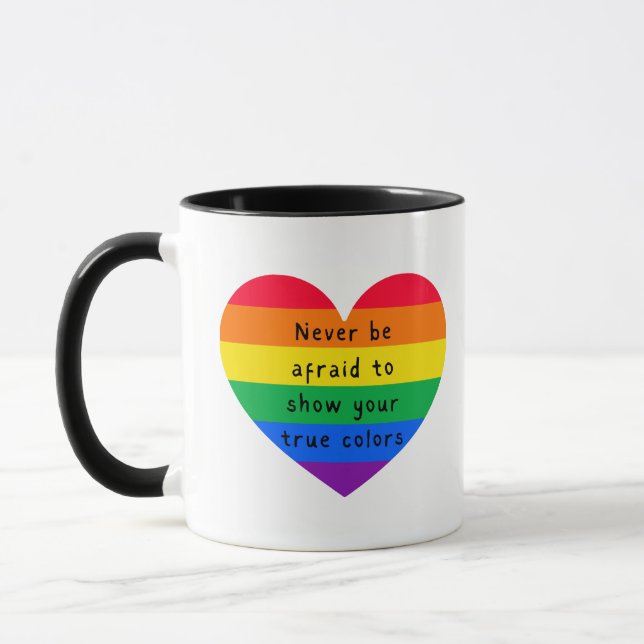 Never be Afraid Mug (Left)