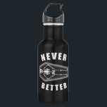Never Better Dead Inside Skeleton Halloween 532 Ml Water Bottle<br><div class="desc">Never Better Sarcastic Dead Inside Skeleton</div>