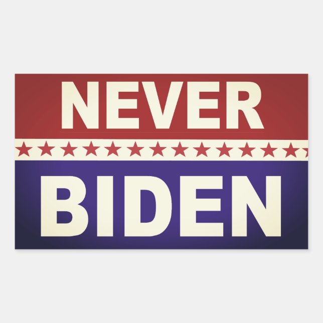 Never Biden Sticker (Front)