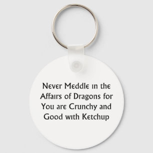 Never Dragons Keychain