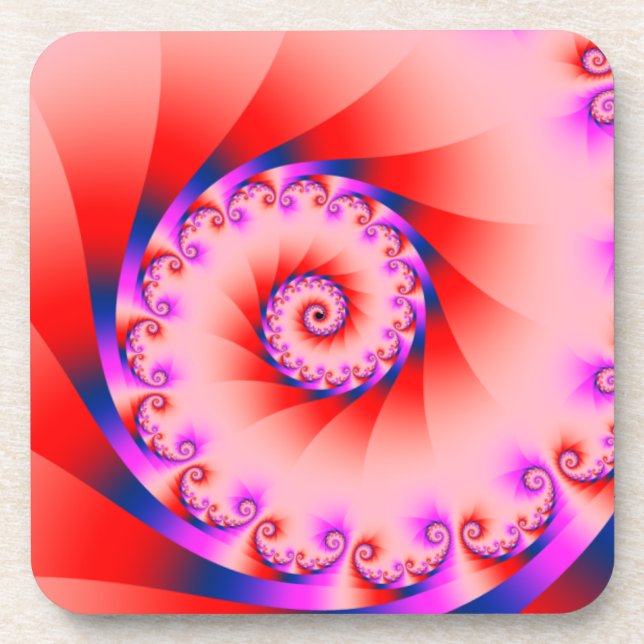 Never Ending Pinks and Blues Coaster (Front)